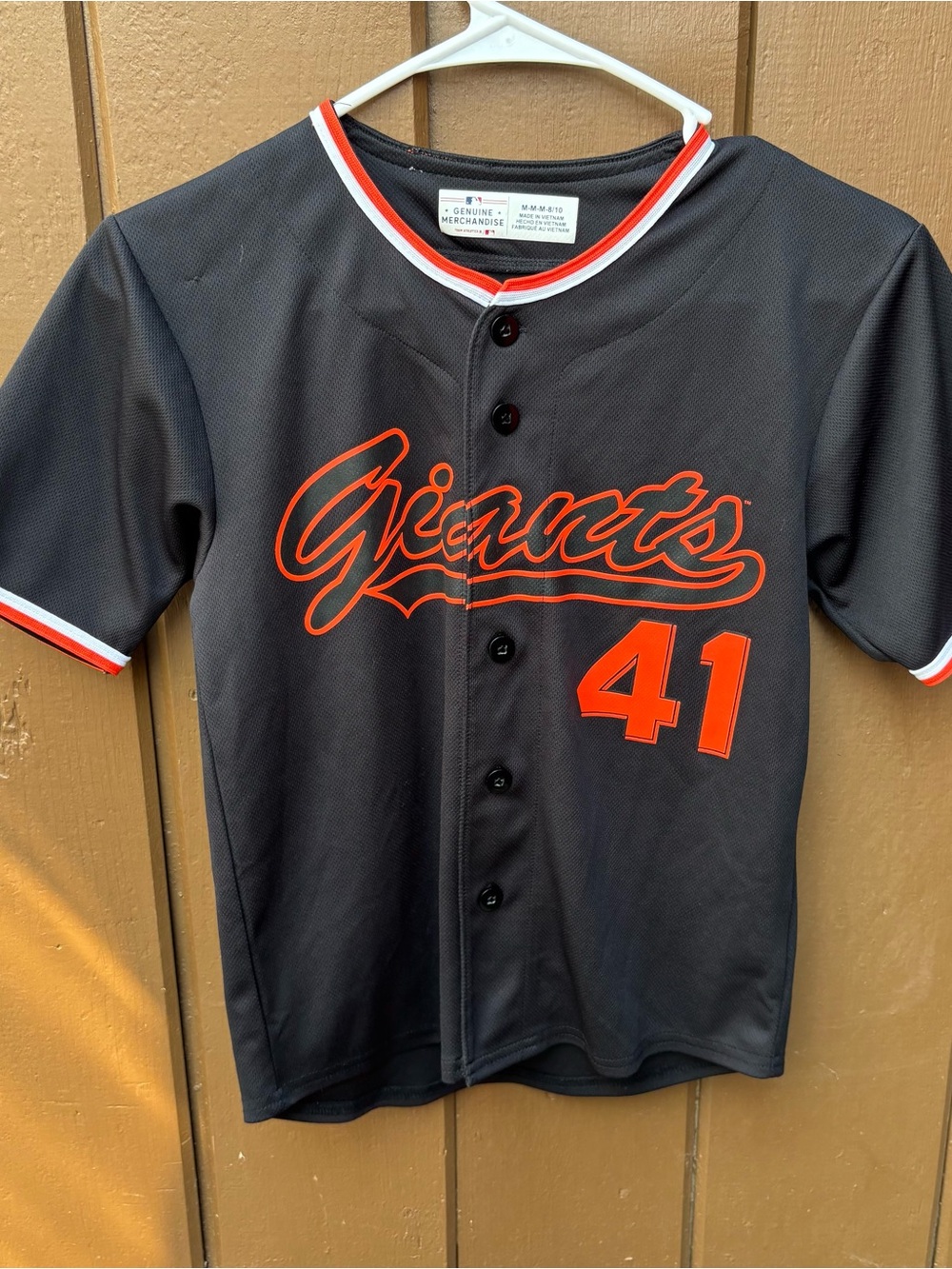 SAN FRANCISCO GIANTS Jersey Youth Medium 8/10 THROWBACK #14